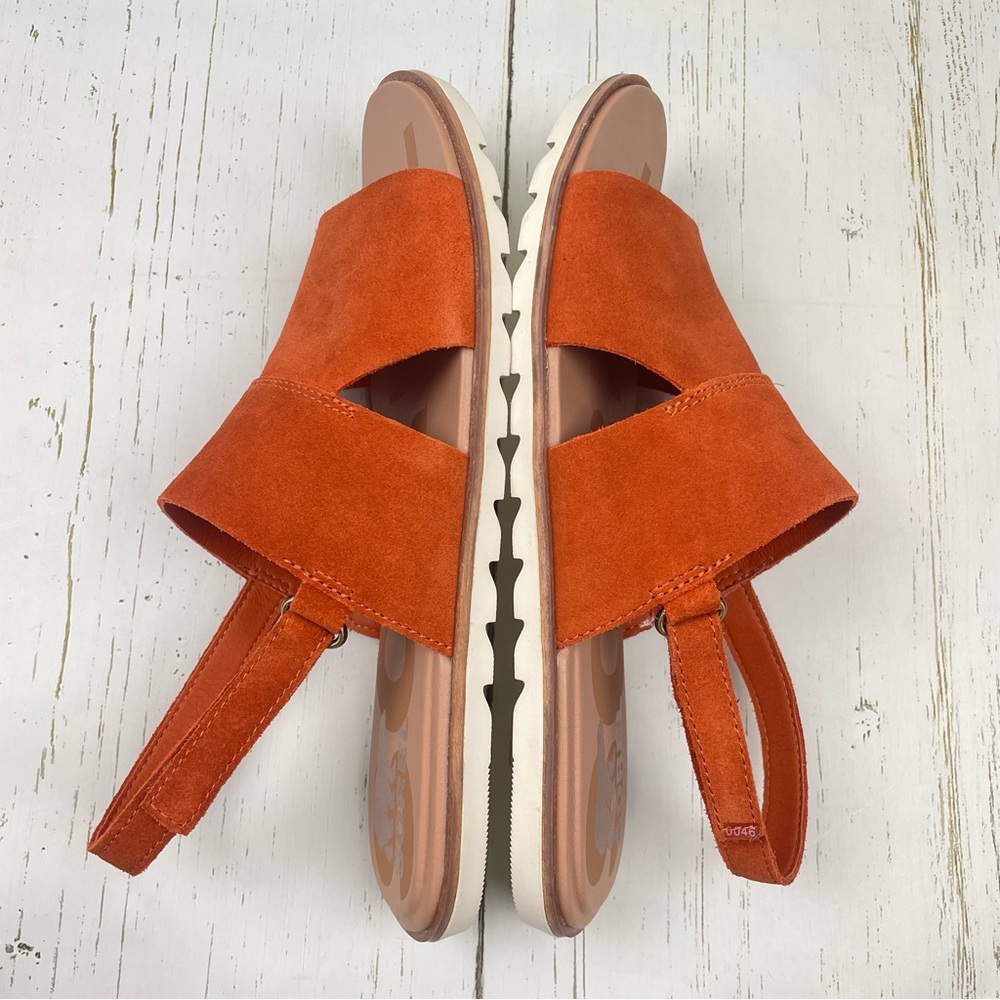 Sorel Ella ll Slingback Suede Leather Sandals - Picture 8 of 16
